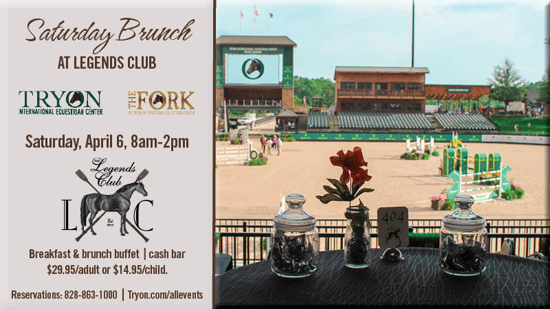 Enjoy Saturday Brunch at Legends and celebrate The Fork with us!