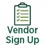 Planning Icon-Vendor Sign Up