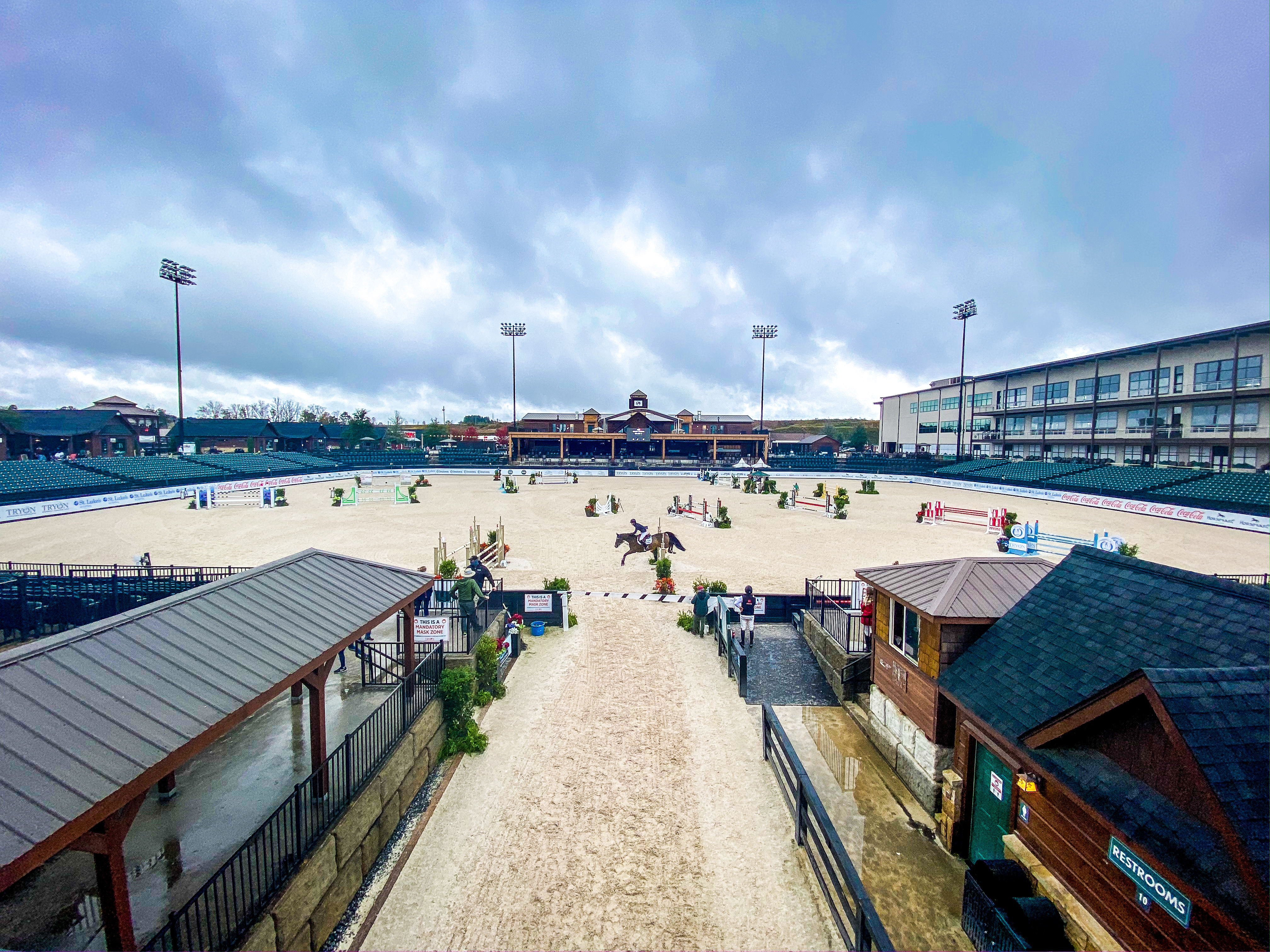 Tryon Stadium In-gate w Horses