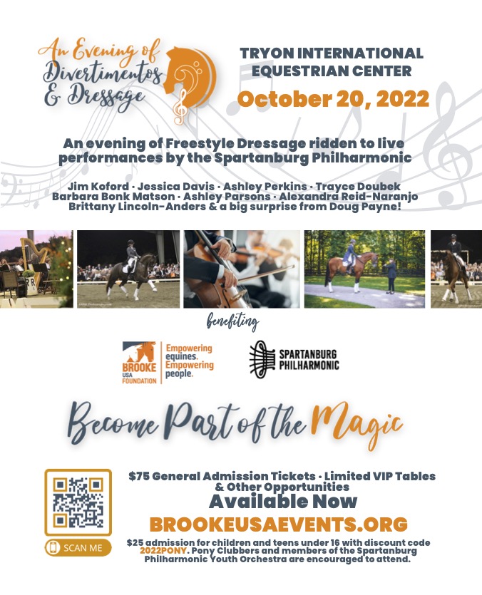 2022 Divertimentos & Dressage Full Page Ad  (9.4 × 11.6 in) - Youth Orchestra and GA
