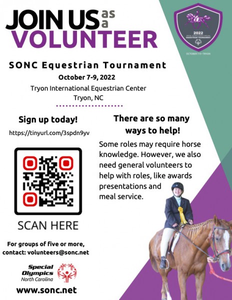 Equestrian Volunteer Flyer